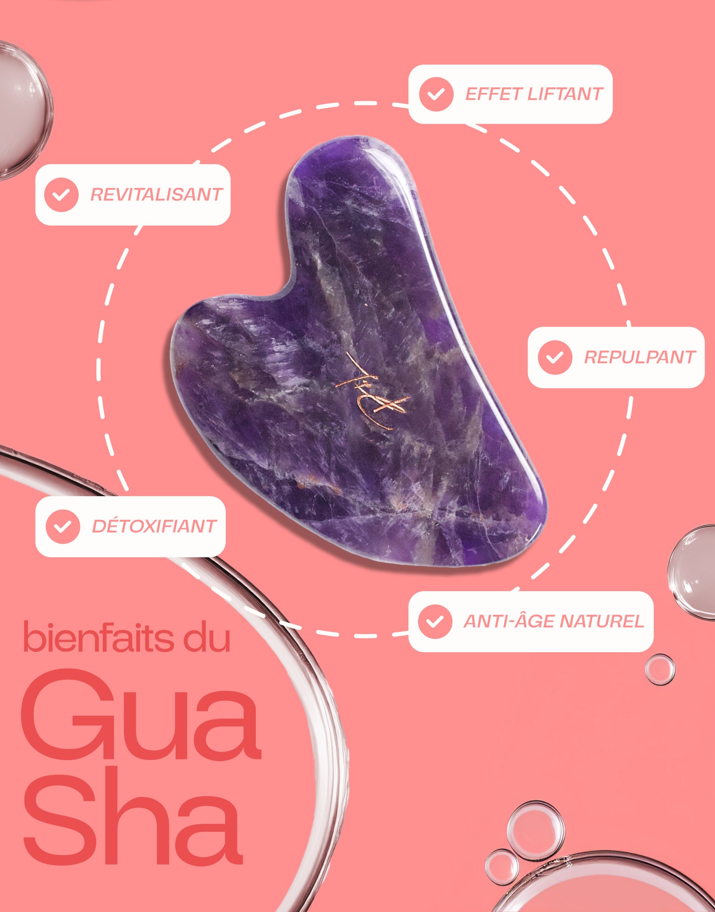 Gua Sha Améthyste